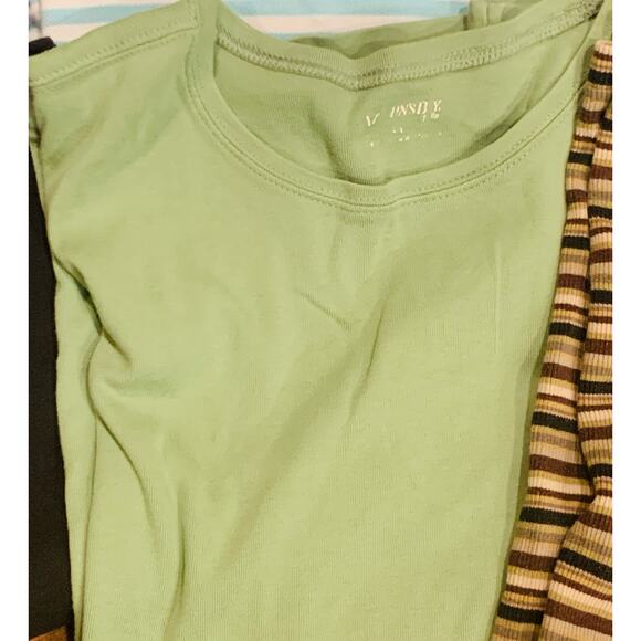 St Johns Bay Womens Tops Large XL Lot Of 6 Petite Knit T Shirt Turtle Neck - Picture 5 of 16